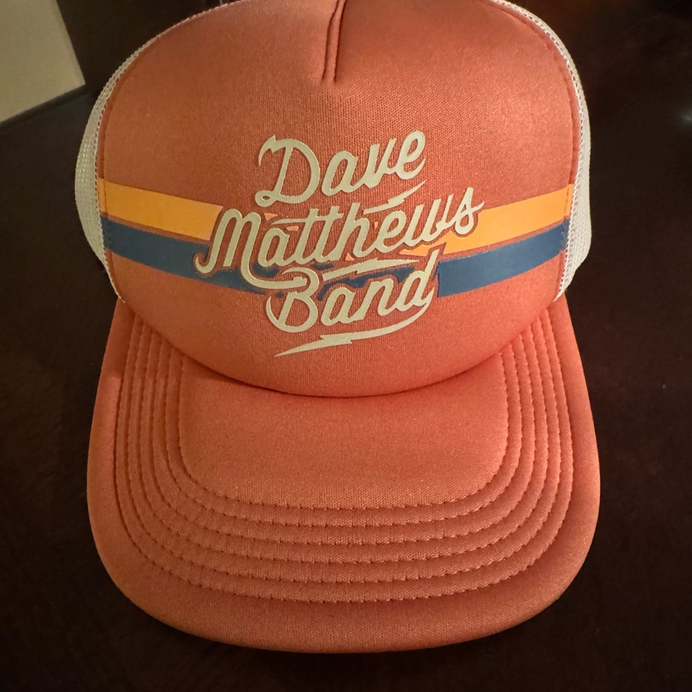 Dave Matthews Band Orange Trucker Hat